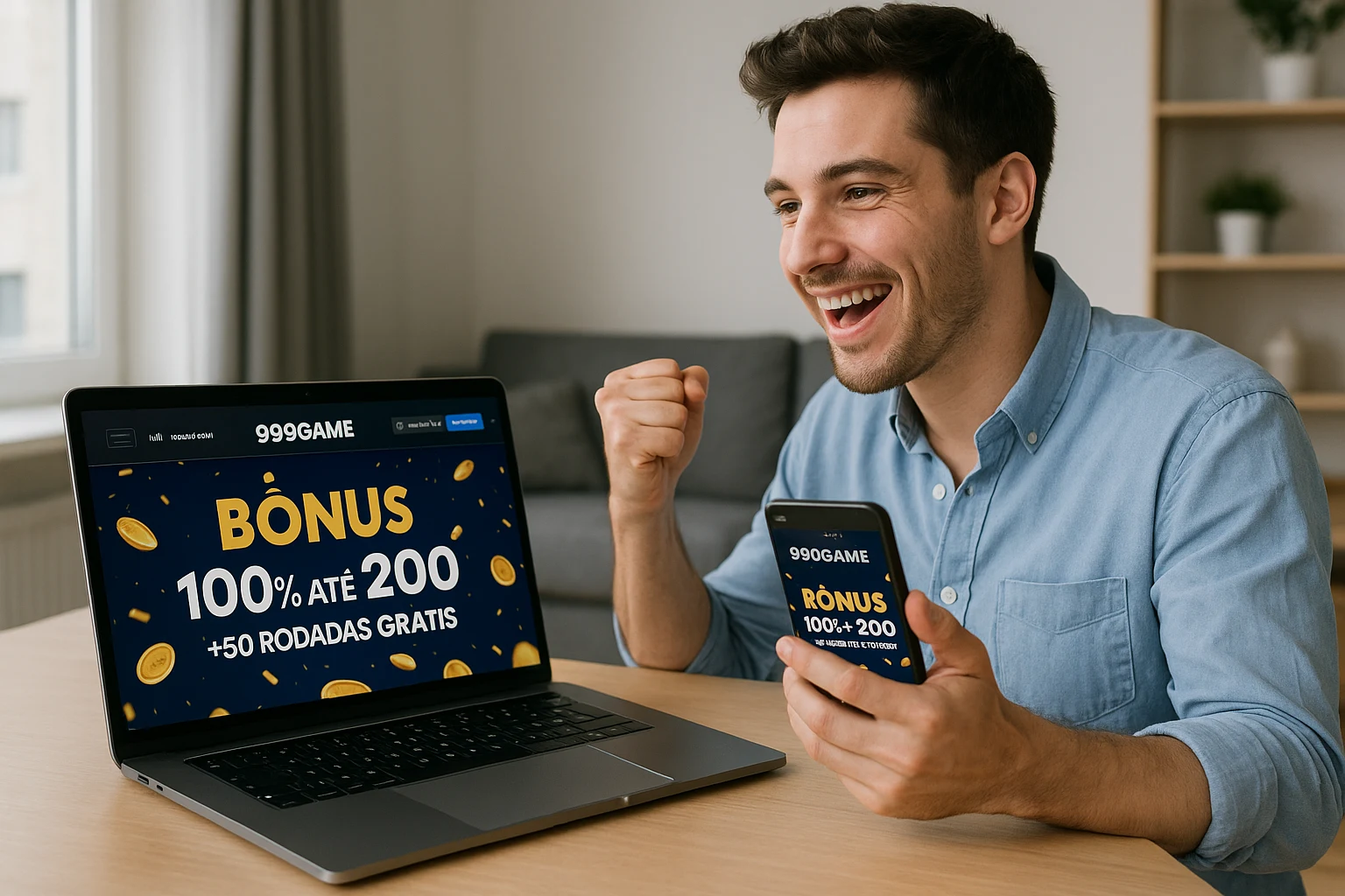 O bônus promocional 999GAME é uma ótima maneira de começar sua aventura