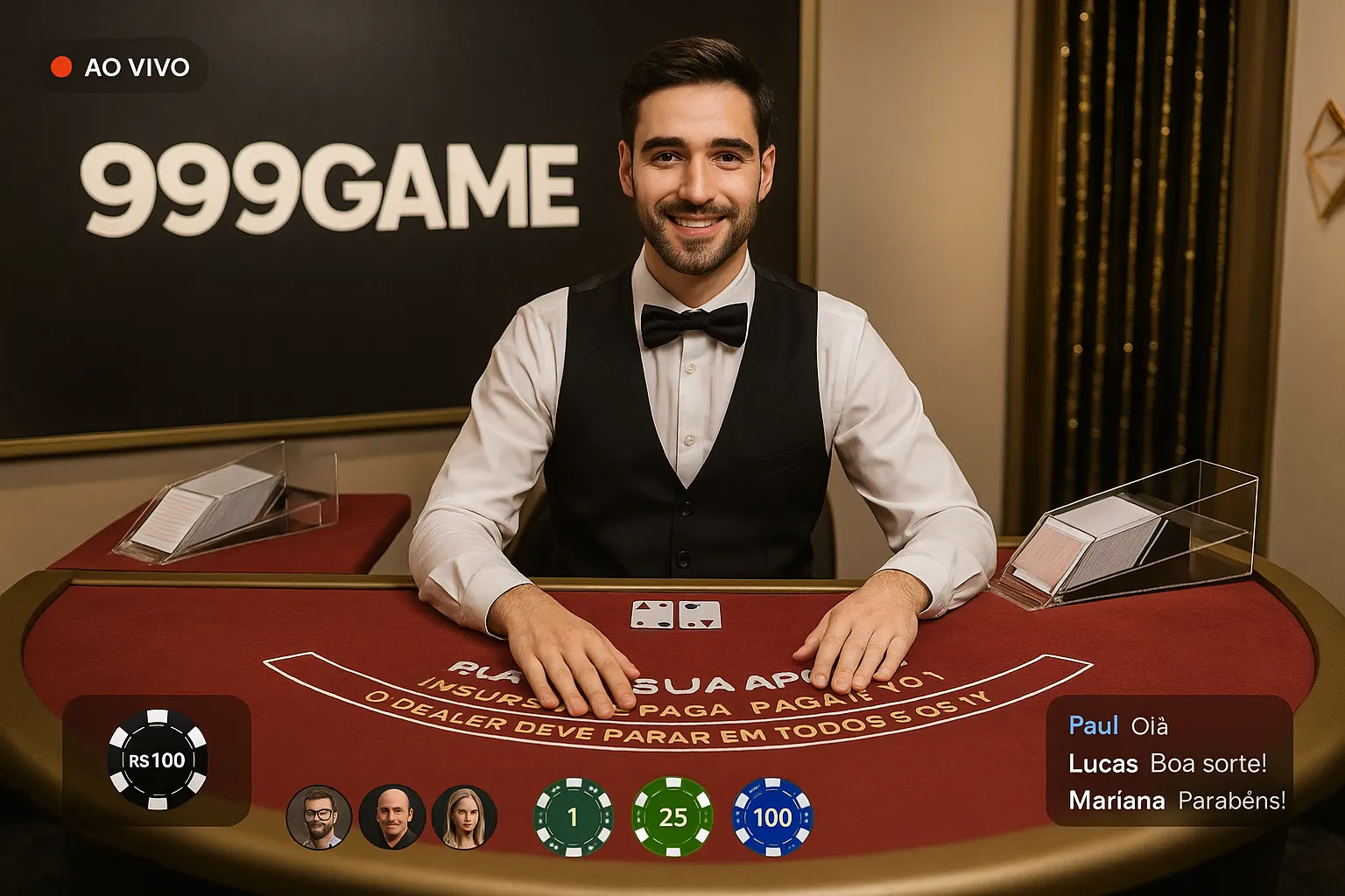O 999GAME Live Casino lança promoções regularmente