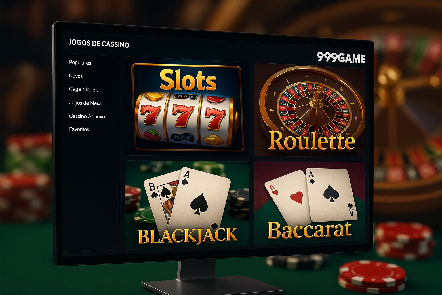 Jogos de cassino online 999GAME